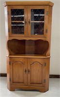 Fine Roxton Maple Corner Cabinet