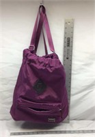 C1) VERY NICE CINCH BAG, PURPLE ISH COLOR,