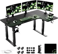 X-Win 63 Inches L-Shaped Electric Standing Desk