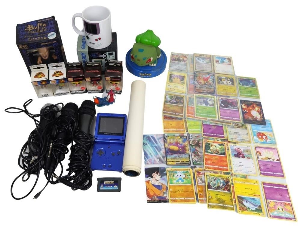 POKEMON CARDS, GAMEBOY, AND MORE COLLECTIBLES