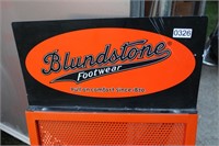 Bloodstone Shoe Metal Store Display Sign