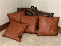 Decoration Faux Leather Pillows
