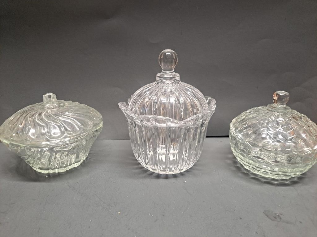 Assorted Candy Jars with Lids