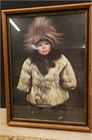 Print by Miguel - Inuit Child 2  17" x 22.5"