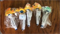 4 Fish Thermometers and 1 Turtle Thermometer for