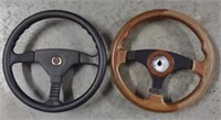 Steering Wheels Plastic Brown 13.5" x Leather