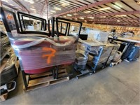 Pallet Maroon Chairs/ Media Carts/ Misc