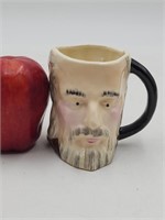 Vintage Mini Toby Face Mug, Man Face Mug