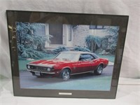 1968 Chevy Camaro 16" x 28" Print In Frame