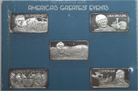 5 - Americas Greatest Events .999 Silver 5ozt TW