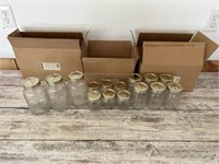 Longaberger Glass Canning Jars