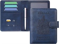 NEW (4.25" X 8.7" X 5.3")  Travel Passport Wallet