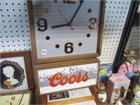 Lighted Coors Clock-Works