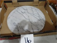 Round Marble Slab – 15” Diameter