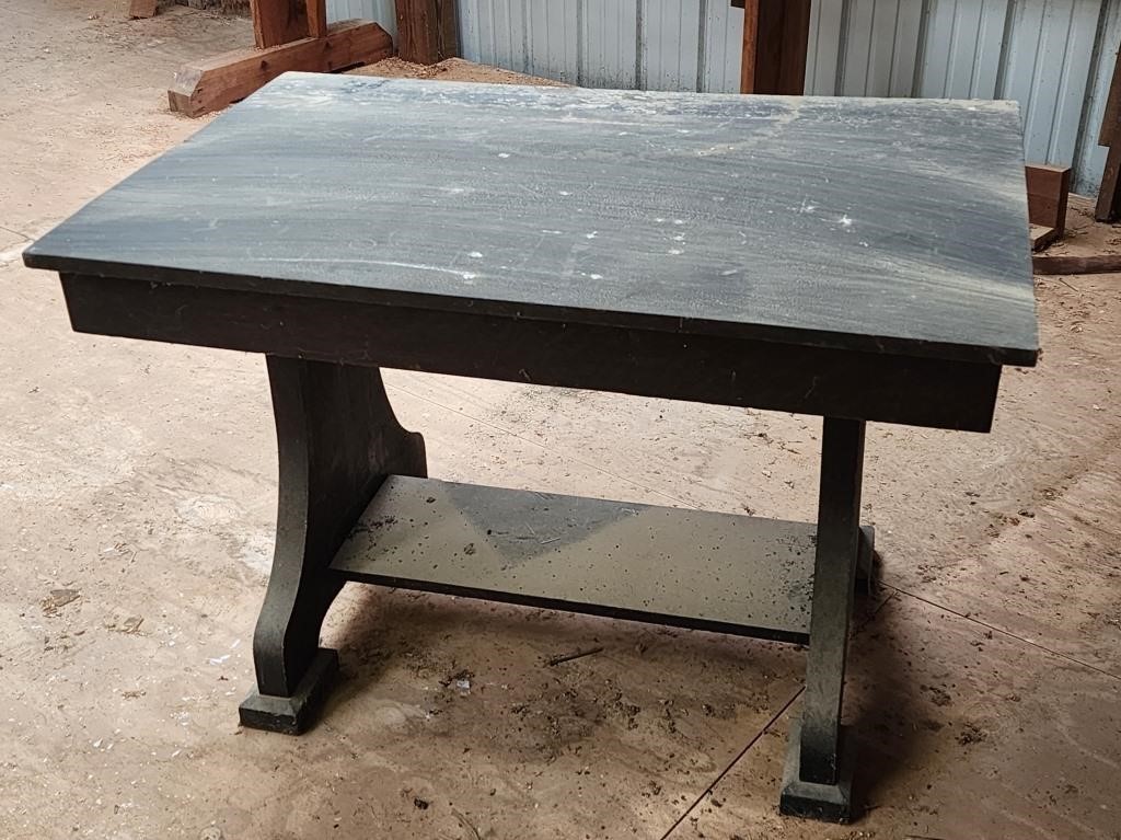 Oak Library Table