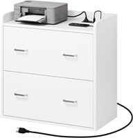 YITAHOME File Cabinet with Charging Station