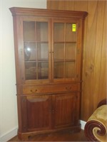 Walnut Corner Cabinet, Jordan Furniture Co.,