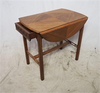 Bontman Furniture Drop Leaf Side Table W/ 1 Drawer