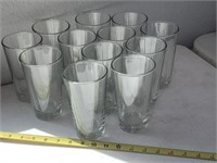12-6 inch drinking glasses