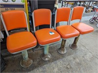 Set of 4 Vintage Stools - 38"