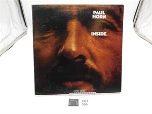 PAUL HORN INSIDE LP RECORD ALBUM