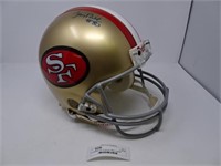 HOF Jerry Rice Large Riddell Signed Helmet