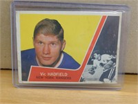 1963-64 Vic Hadfield Hockey Card