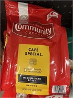 Community coffee med dark roast ground 46oz