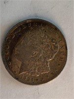 1921     Morgan Silver Dollar