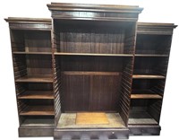 Large Open Breakfront Bookcase,