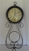 Ornate Metal Wall Clock Y16A