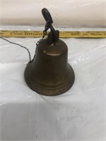 Early small brass bell 3 1/2 inches tall