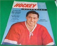 Dec 1956 Hockey Pictorial Magazine JEAN BELIVEAU
