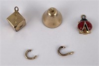 Group of Charms Bell Ladybug Bell