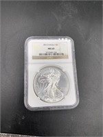 2013 Silver Eagle,  MS69 by NGC