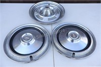 Vintage 1980's 14" Plymouth Hubcaps Wheel Covers