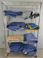 11 Pc Assorted Moving Blankets - Rack Not Included