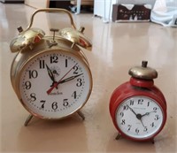 Vintage Windup Alarm Clocks