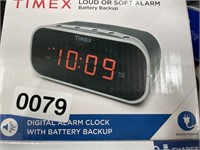 TIMEX ALARM CLOCK RETAIL $20