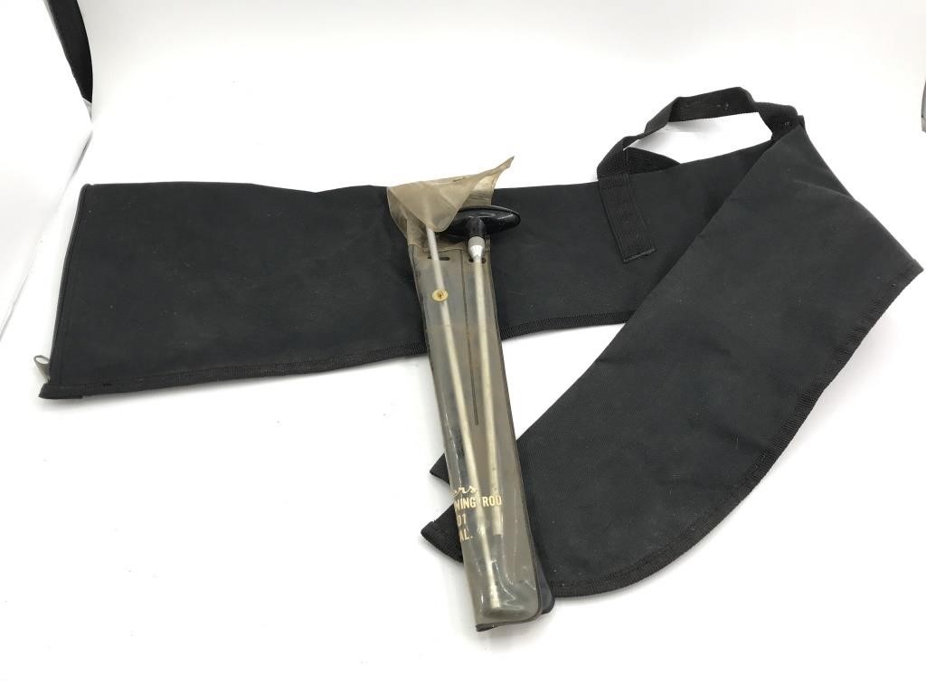 RIFLE CLEANING ROD 30 CAL. AND RIFLE STORAGE BAG