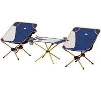 $70 Camping Table and 2 Chairs Set Lightweight
