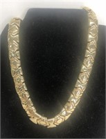 Gold plated heavy necklace