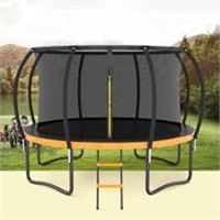 14FT Outdoor Big Trampoline With Inner Safety Net