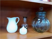 Jugs, large vase