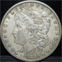 1886-S Morgan Silver Dollar, Key Date, High Grade