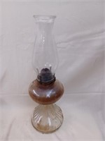 Vintage Oil Lamp 17" tall