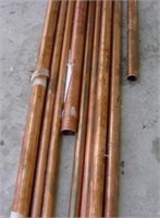 Lot of Misc Lengths 1 1/4" - 1/2" Copper Tubing