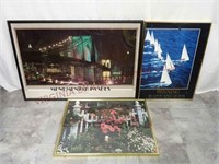 Framed Posters & Puzzle ~ Lot of 3