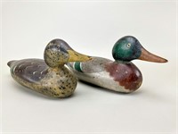 Hand Carved Mallard Duck Decoys