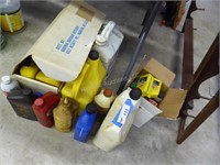 Large lot garage fluids - some partial containers